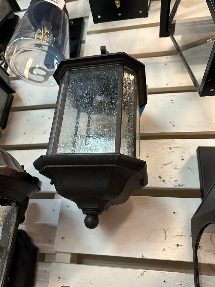 Kent traditional 1-light outdoor exterior large uplight wall lantern sconce in oxford bronze finish (84532-746) DISPLAY MODEL