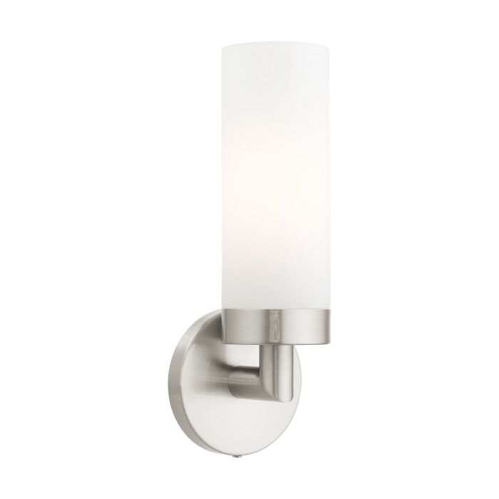 Aero 15071-91 1-Light Wall Sconce in Brushed Nickel (SOLD AS PAIR) *NEW DISPLAY