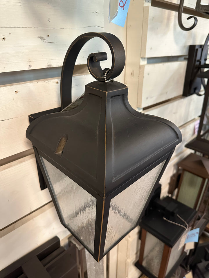 Great outdoors 17” Marquee Outdoor Wall Light  72481-143 Bronze DISPLAY MODEL