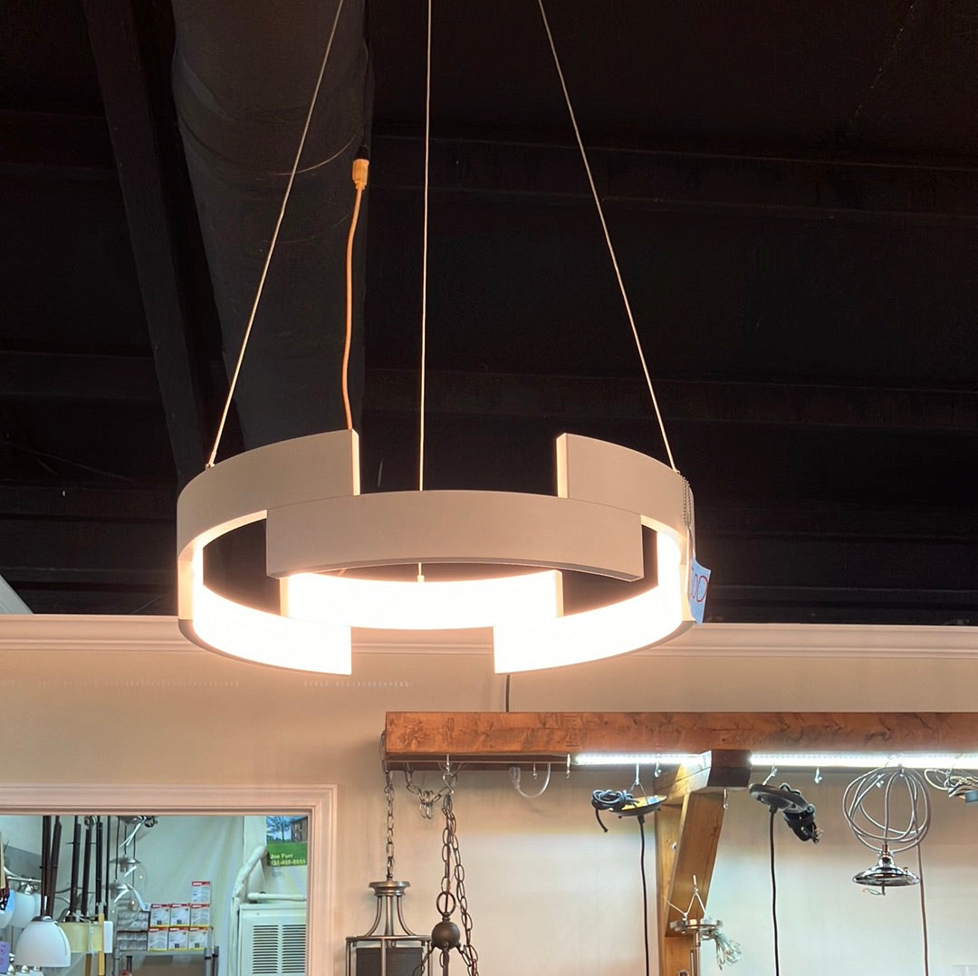 Trap LED Pendant (PD-95827-WT) DISPLAY MODEL