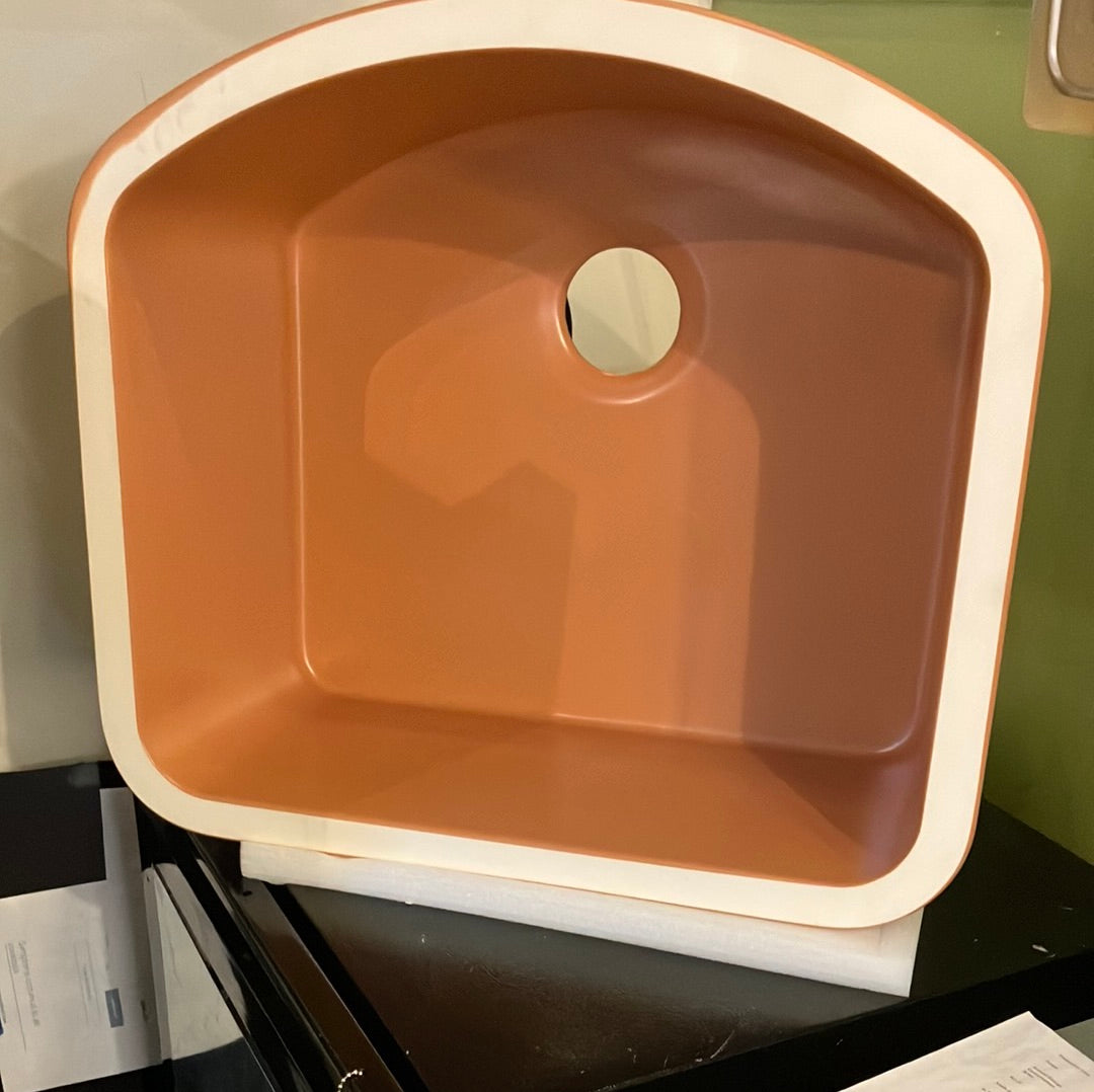 Elkay 21 1/8 x 18 5/8 Single Bowl Kitchen Bar Terra Cotta Sink SWU211910TC *NEW DISPLAY MODEL