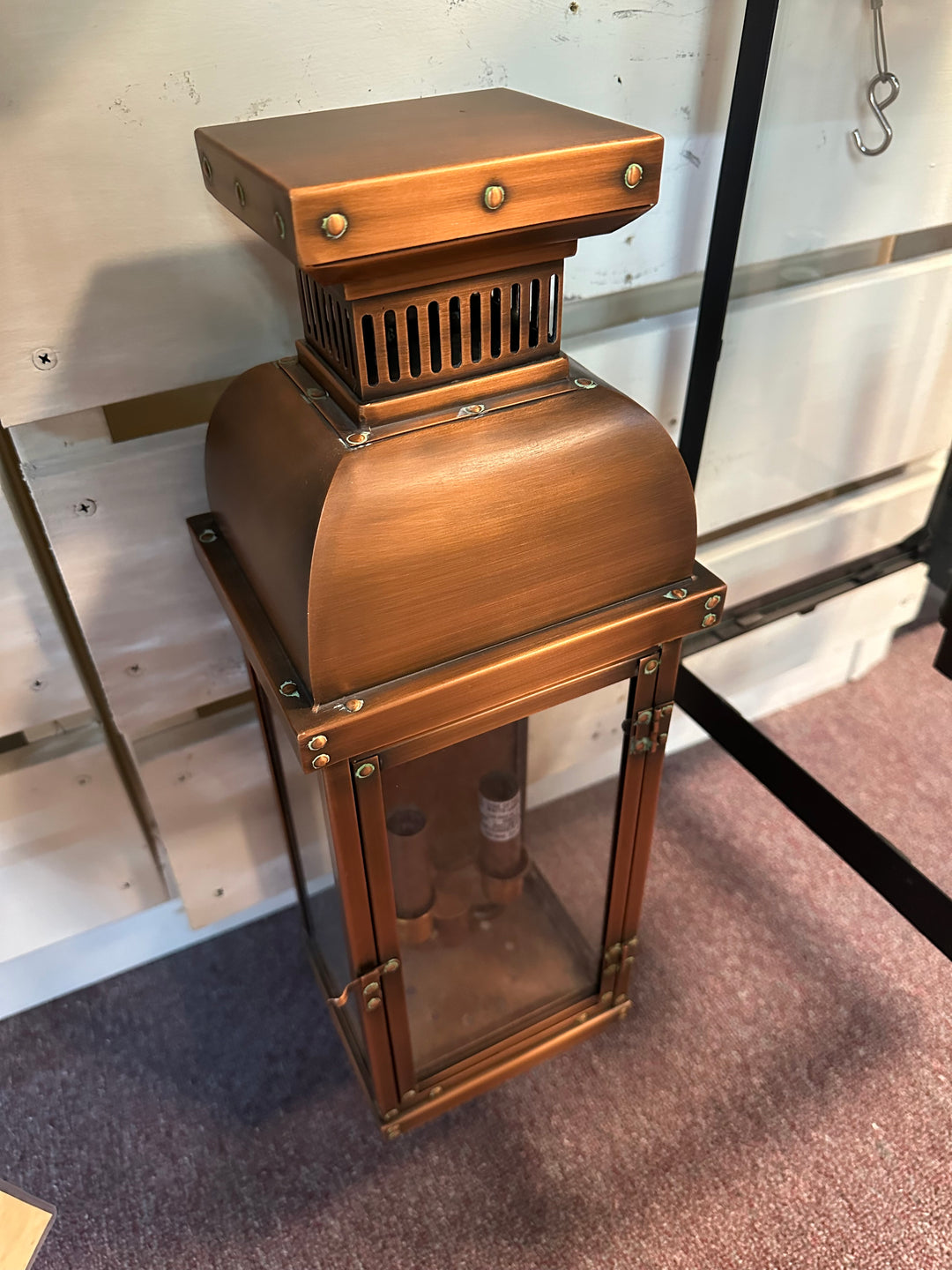 MINKA-LAVERY 9071-264 BRASS OUTDOOR LIGHT MANHATTAN COPPER ONLY ONE DISPLAY MODEL