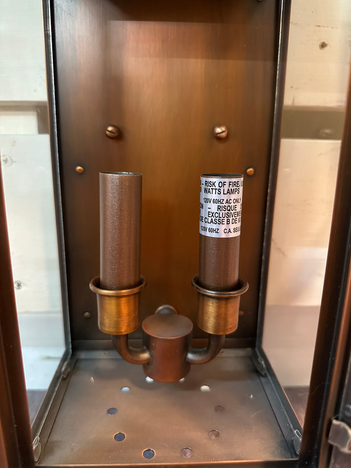 MINKA-LAVERY 9071-264 BRASS OUTDOOR LIGHT MANHATTAN COPPER ONLY ONE DISPLAY MODEL