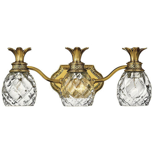 HINKLEY Plantation LED 21 inch Burnished Brass Vanity Light Wall Light 5313BB DISPLAY MODEL