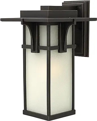 Hinkley 2235OZ Craftsman/Mission One Light Wall Mount from Manhattan Collection in Bronze/Darkfinish, Large DISPLAY MODEL