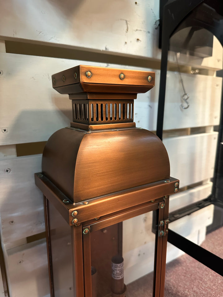 MINKA-LAVERY 9071-264 BRASS OUTDOOR LIGHT MANHATTAN COPPER ONLY ONE DISPLAY MODEL