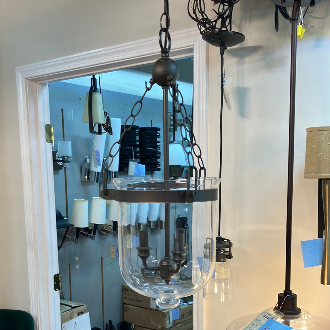 Seagull lighting 65046-715 Westminster Three Light Pendant - Autumn Bronze DISPLAY MODEL