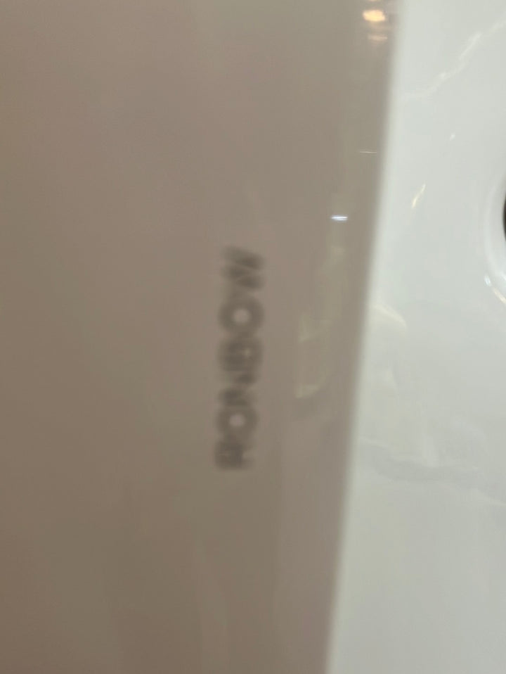 Ronbow RON217737-8-WH Ceramic White Rectangle Lavatory Sink with Overflow DISPLAY MODEL
