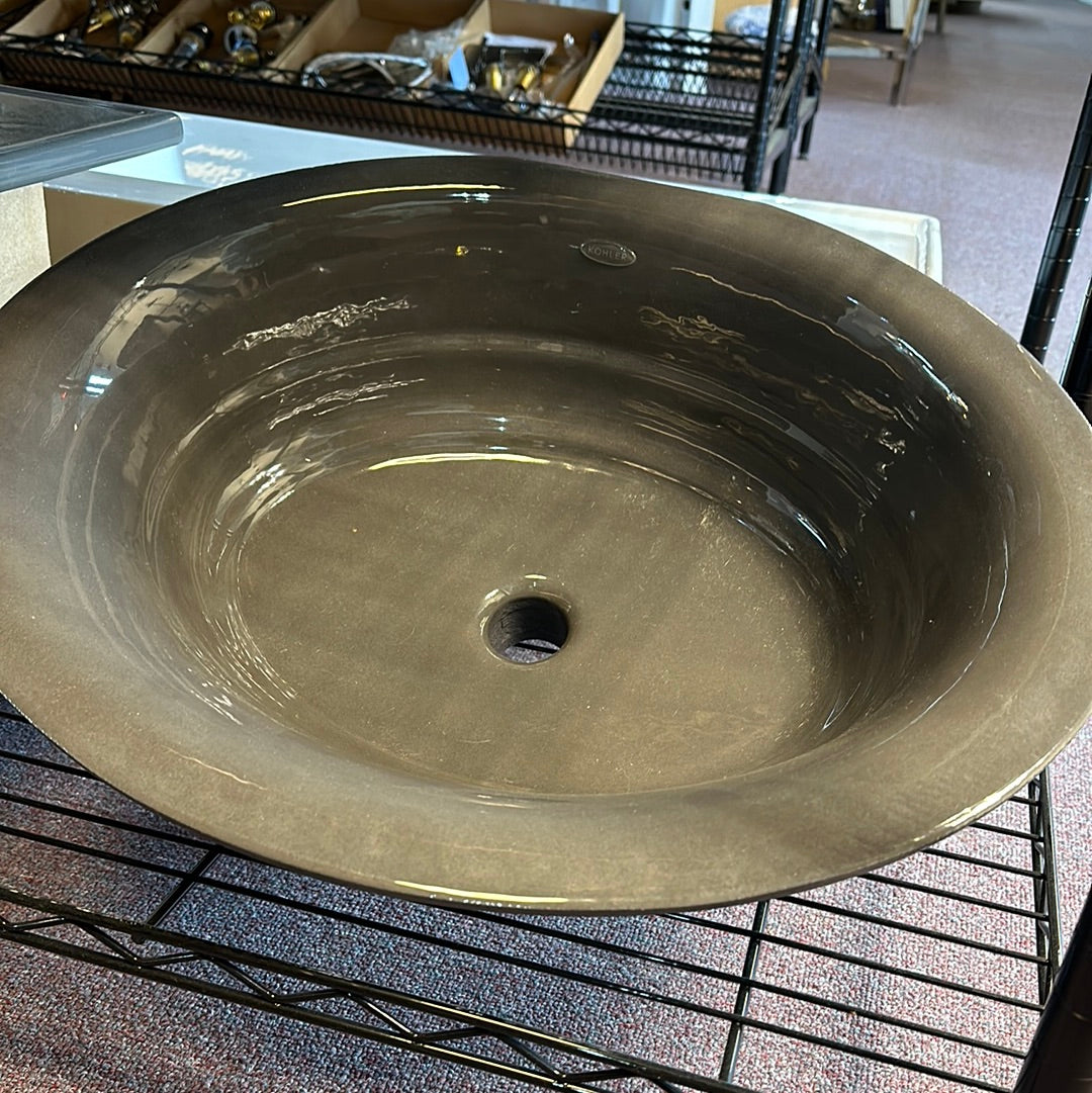Kohler K-2832-58 Garamond Undermount Bath Sink Thunder Grey DISPLAY MODEL