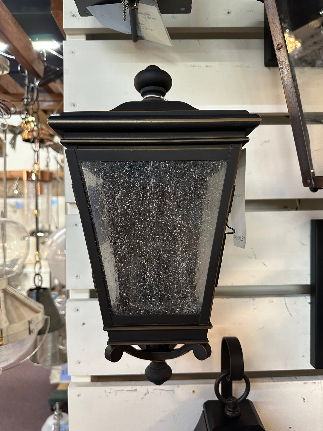 Hinkley Lighting Lincoln Medium Wall Mount Lantern Oil Rubbed Bronze 2464OZ 17" DISPLAY MODEL