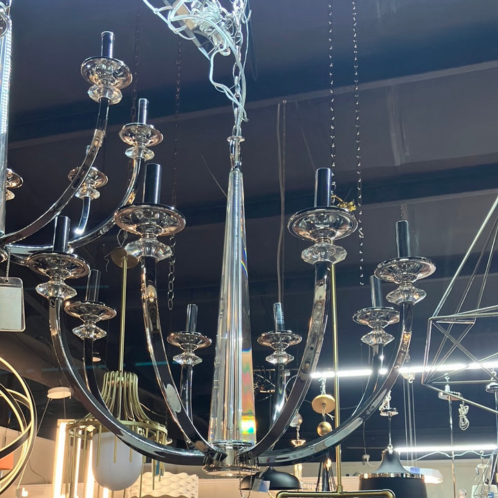 Park Harbor Carrs Hill 8 Light 26-3/4" Wide Chandelier Model: PHHL6438PNE DISPLAY MODEL