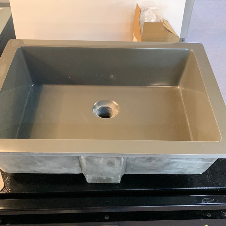 James Martin SNK-SS-RC-DGG Undermount Solid Surface Sink DARK GRAY *DISPLAY MODEL* (PAIR)