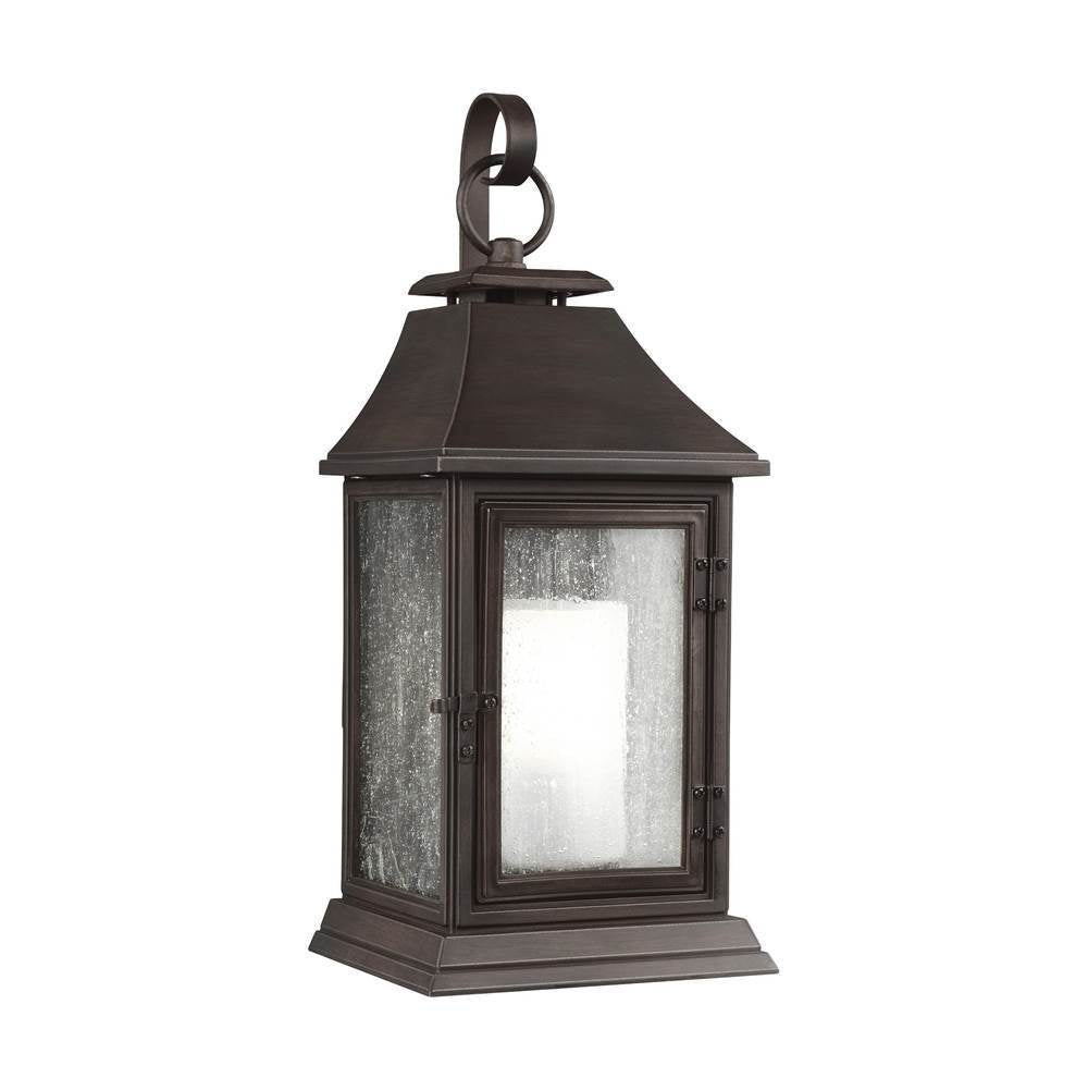 Visual Comfort Studio Collection Shepherd Small Lantern SKU: OL10600HTCP HERITAGE COPPER DISPLAY MODEL