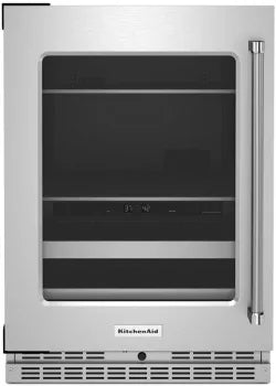 KitchenAid 24 Inch Wide Beverage Center with Motion Activated LED Lighting KUBL314KSS BLEMISHED* DISPLAY MODEL