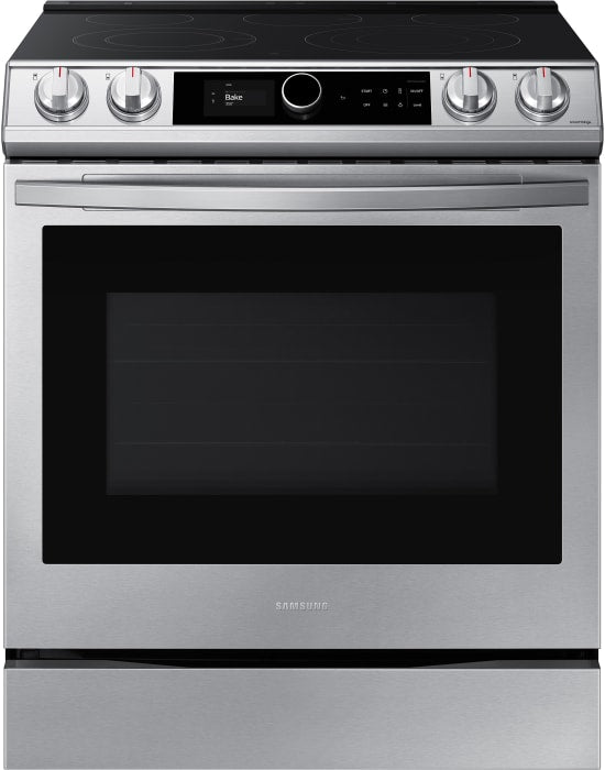Samsung NE63T8711SS
30 Inch Slide-In Electric Smart Range *NEW DISPLAY