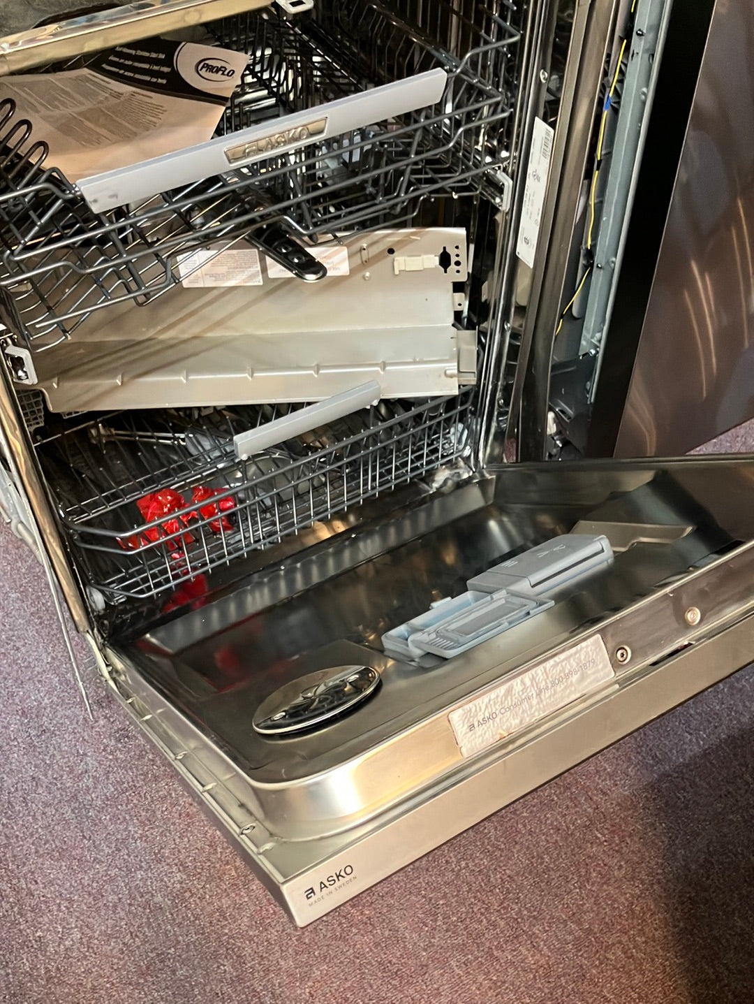 Asko XXL Series D5634XXLHSTH LOANER UNIT 24 Inch Fully Integrated Dishwasher with 9 Wash Cycles STAINLESS STEEL