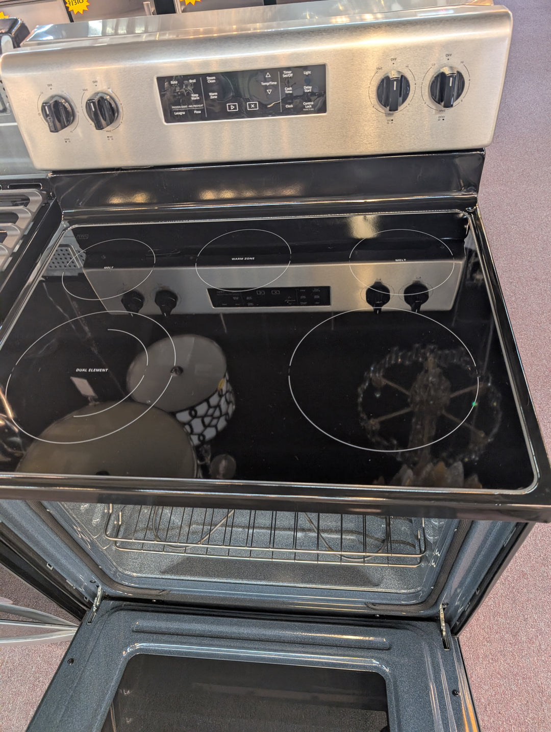 Whirlpool WFE505W0JS 30 Inch Freestanding Electric Range with 5 Elements *Display Model