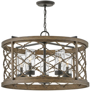 Open Air Finn LED 18 inch Oil Rubbed Bronze with Sequoia Outdoor Hanging 12395OZ DISPLAY MODEL