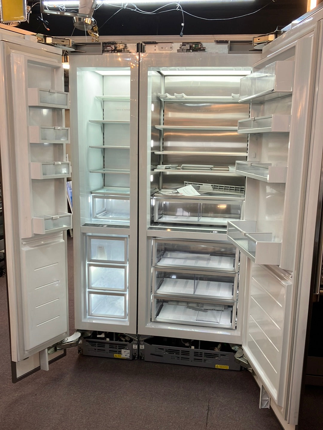 Fisher & Paykel Series 9 RS1884FLJ1 18 Inch Panel Ready Freezer and RS3084FRJ1 30" Panel Ready Refrigerator 48"