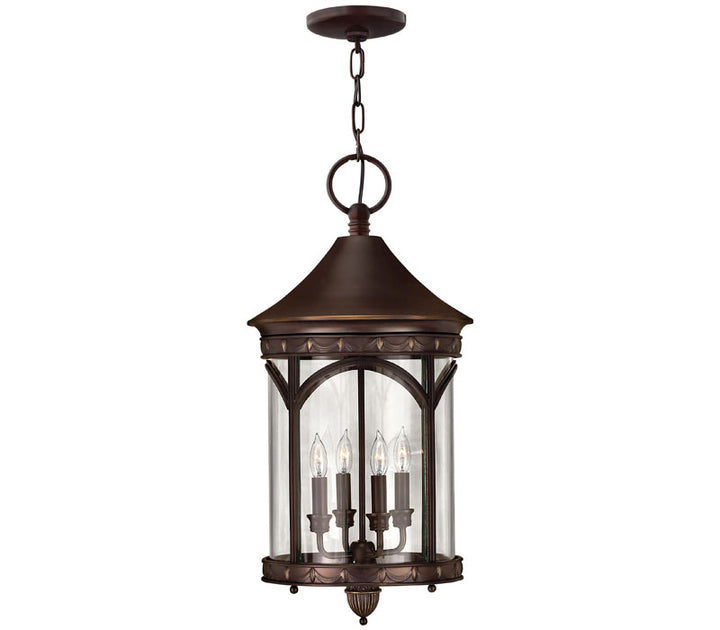 Hinkley 2312CB LUCERNE 4-Light Outdoor Pendant Lighting Copper Bronze DISPLAY MODEL