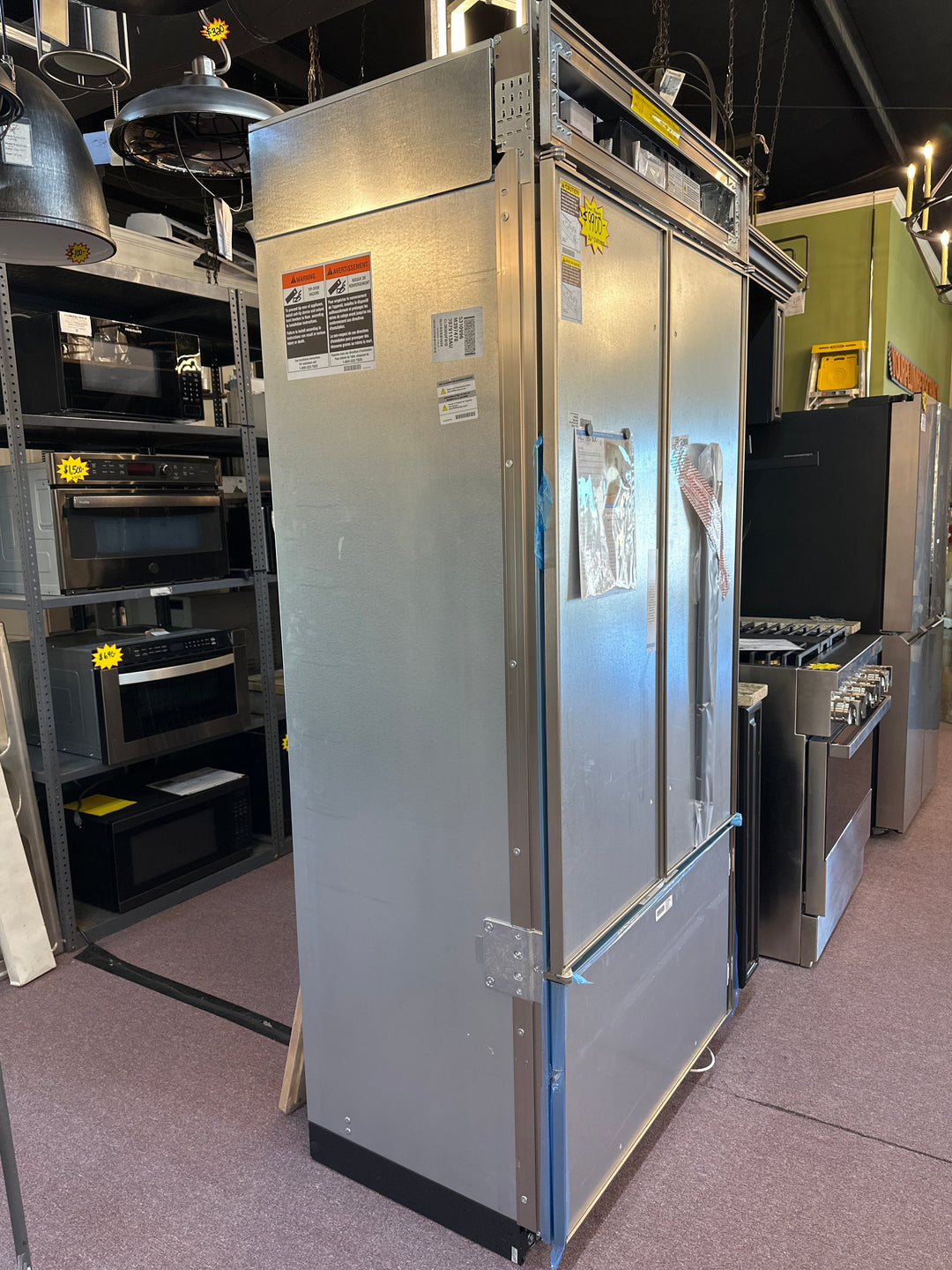 Sub-Zero CL3650UFD/0 36 Inch Built-in Panel Ready French Door Refrigerator NEW Display Model