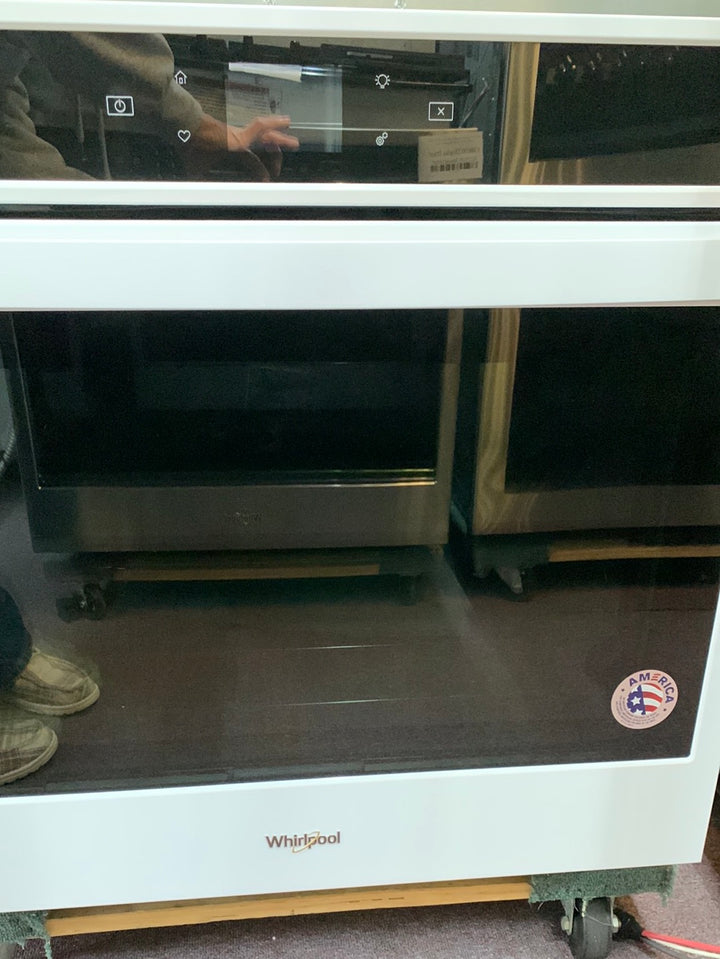 WHIRLPOOL WOS51EC0HW 30 in. Single Electric Wall Oven with Touchscreen  in White NEW DISPLAY