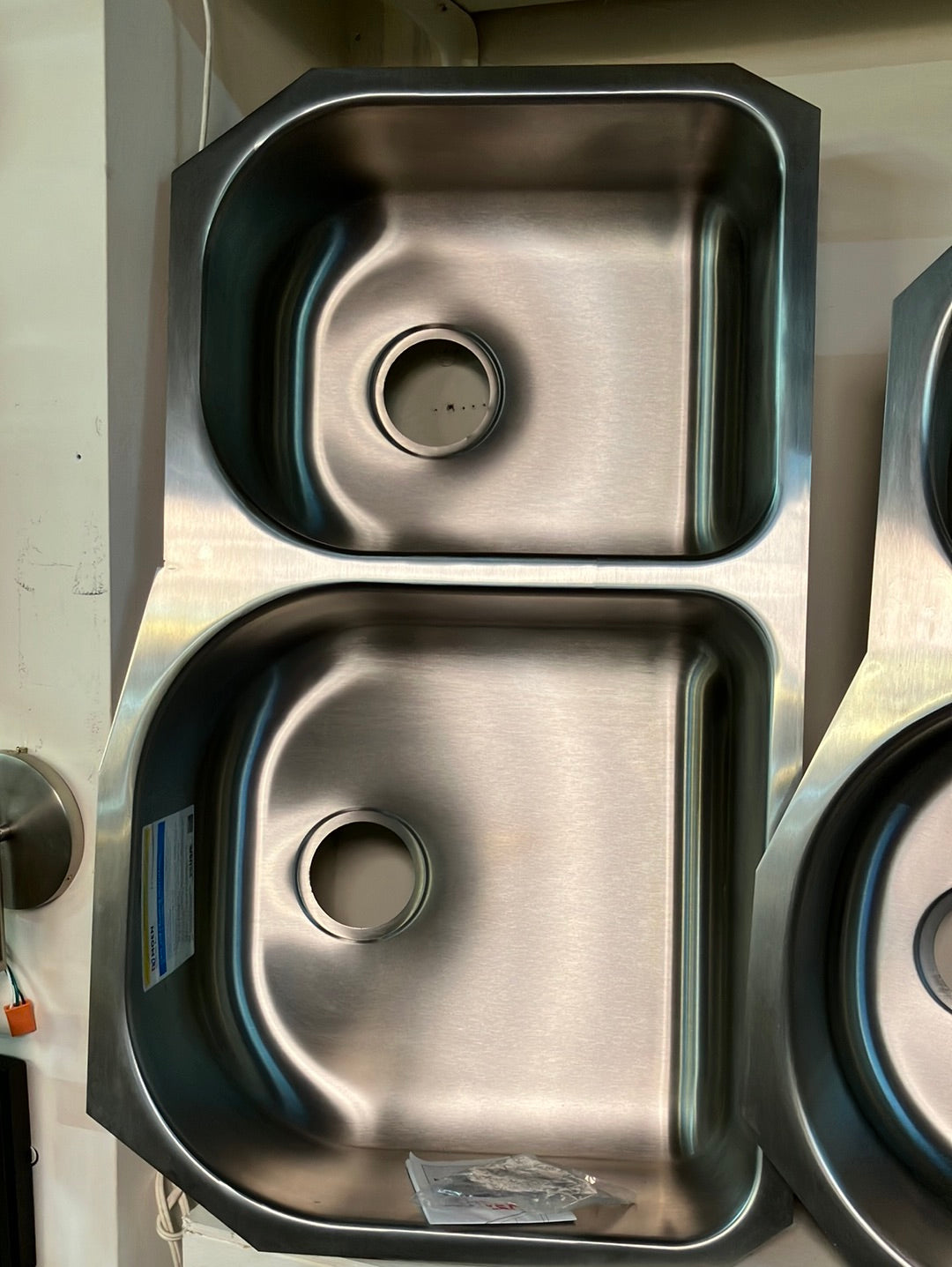 Moen G18265 1800 Series 18 Gauge Double Bowl Undermount Kitchen Sink - Stainless Steel