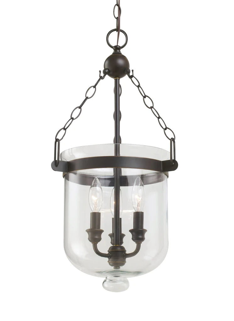 Seagull lighting 65046-715 Westminster Three Light Pendant - Autumn Bronze DISPLAY MODEL