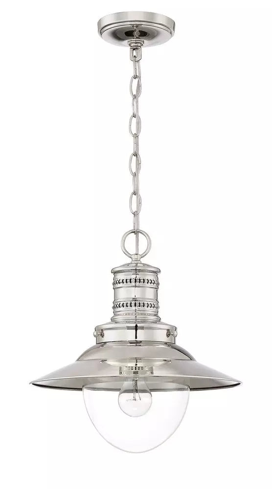 Signature Hardware Ellwood 13-1/2 *PAIR Pendant in Polished Nickel PHPL6371PN