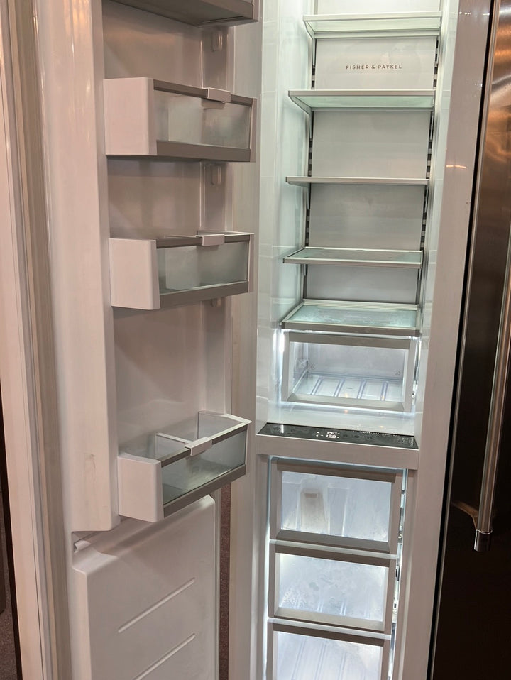 Fisher & Paykel Series 9 RS1884FLJ1 18 Inch Panel Ready Freezer and RS3084FRJ1 30" Panel Ready Refrigerator 48"