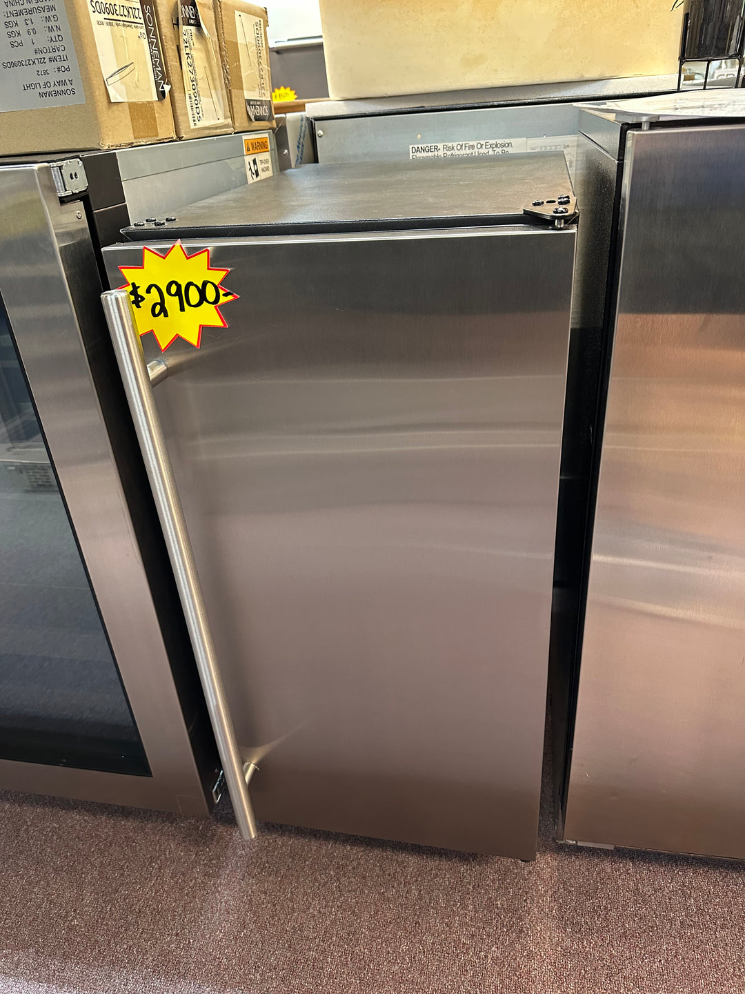 U-Line  UANP115SS01A 15 Inch Freestanding/Built-In Ice Maker Nugget Ice, ADA Compliant