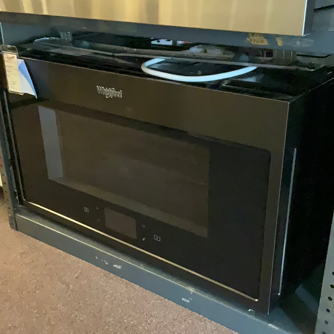 Whirlpool microwave 1.9 cu. ft. Smart Over-the-Range Microwave with Scan-to-Cook technology WMHA9019HV BLACK DISPLAY MODEL