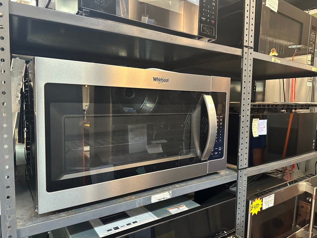 Whirlpool WMH32519HZ 1.9 cu. ft. Capacity Steam Microwave with Sensor Cooking over Range *Blemished *New Display