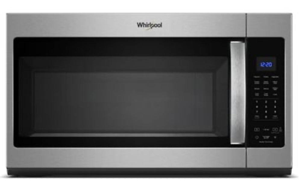 Whirlpool WMH32519HZ 1.9 cu. ft. Capacity Steam Microwave with Sensor Cooking over Range *Blemished *New Display