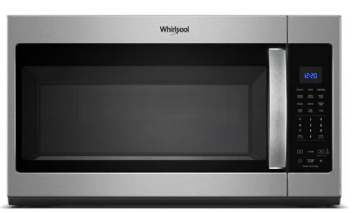 Whirlpool WMH32519HZ 1.9 cu. ft. Capacity Steam Microwave with Sensor Cooking over Range *Blemished *New Display