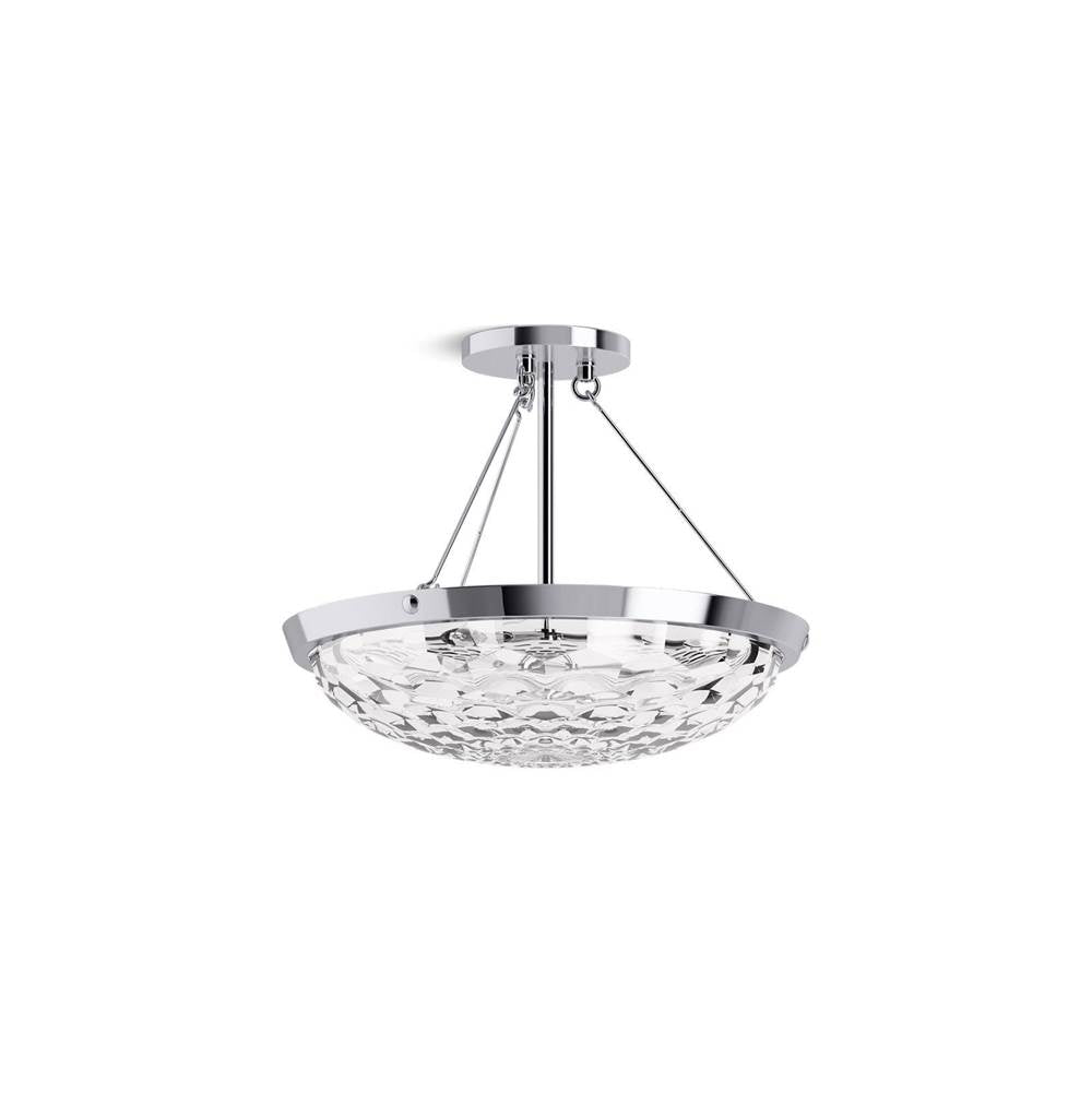 Kohler - 29374-SF03B-CPL - Arendela™ 3 Light Semi Flush Mount DISPLAY MODEL