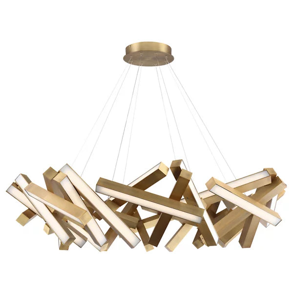 Chaos Pendant by Modern Forms PD-64834-AB 34X61