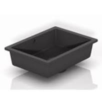 James Martin SNK-SS-RC-DGG Undermount Solid Surface Sink DARK GRAY DISPLAY MODEL