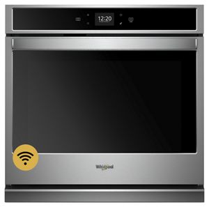 Whirlpool Smart Single wall oven WOS51EC0HS Stainless Steel NEW DISPLAY (Blemished front and inside) DISPLAY MODEL