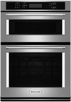 KitchenAid KOCE500ESS 30 Inch Double Combination Electric Wall Oven Display Model