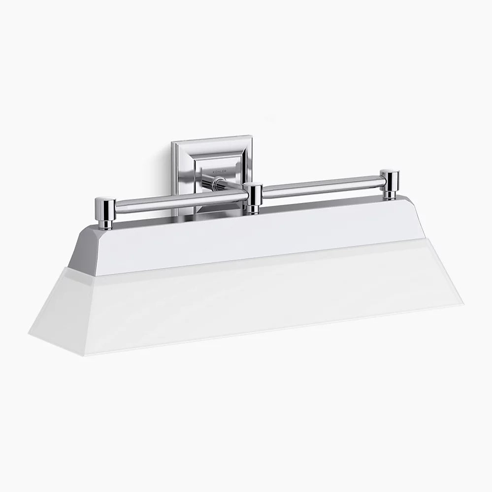 Kohler K-23690-LED-CPL Memoirs 24.19-in W Polished Chrome LED Wall Sconce DISPLAY MODEL