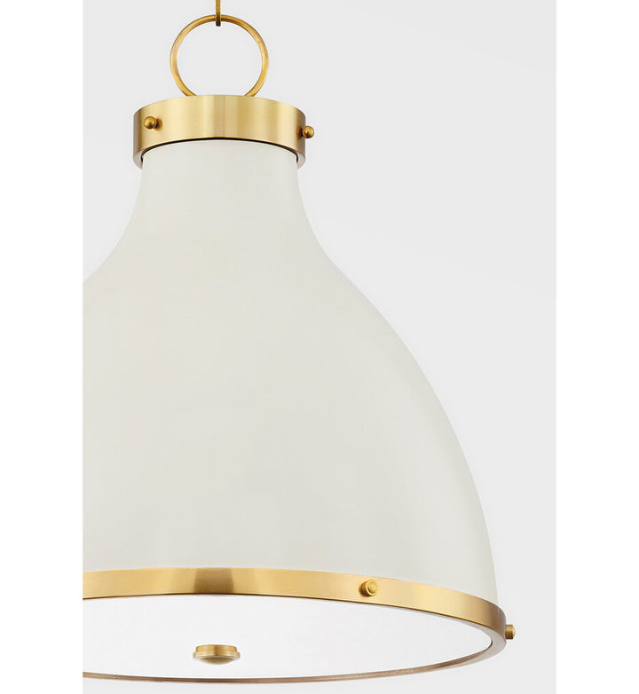 Hudson Valley Lighting Painted No. 3 2 Light 16" Wide Pendant PO#: 1004378 ITEM: MDS361-AGB/UW DATE: 2021-3