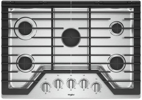 Whirlpool WCG97US0HS LOANER UNIT WITH BLEMISHES 30 Inch Gas Cooktop with 5 Sealed Burners