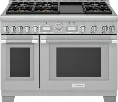 Thermador Pro Grand Professional Series PRD486WDGU 48 Inch Freestanding Professional Dual Fuel Smart Range with 6 Sealed Burners *NEW DISPLAY