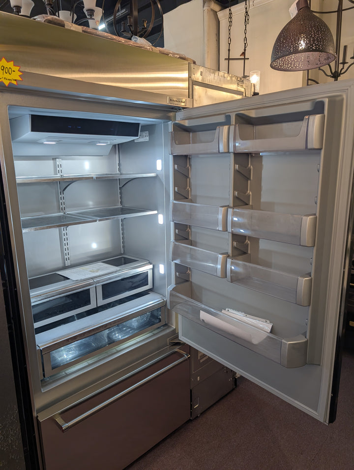KitchenAid KBBR306ESS
36 Inch Built-In Bottom Mount Refrigerator with 20.9 cu. ft. Capacity *Display Model