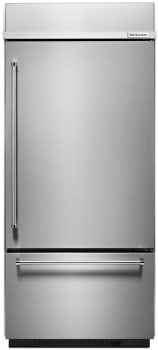 KitchenAid KBBR306ESS
36 Inch Built-In Bottom Mount Refrigerator with 20.9 cu. ft. Capacity *Display Model
