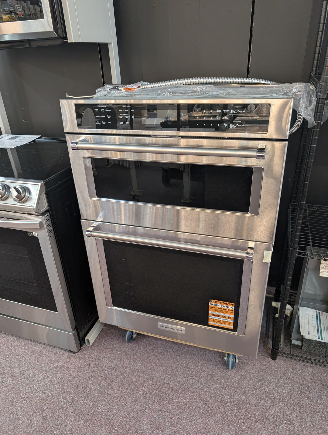 KitchenAid KOEC530SPS
30 Inch Double Combination Electric Wall Oven *New display