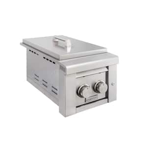 EdgeStar 26000 BTU 13 Inch Wide Liquid Propane Side Burner with LED Lighting ESB2LP *DISPLAY