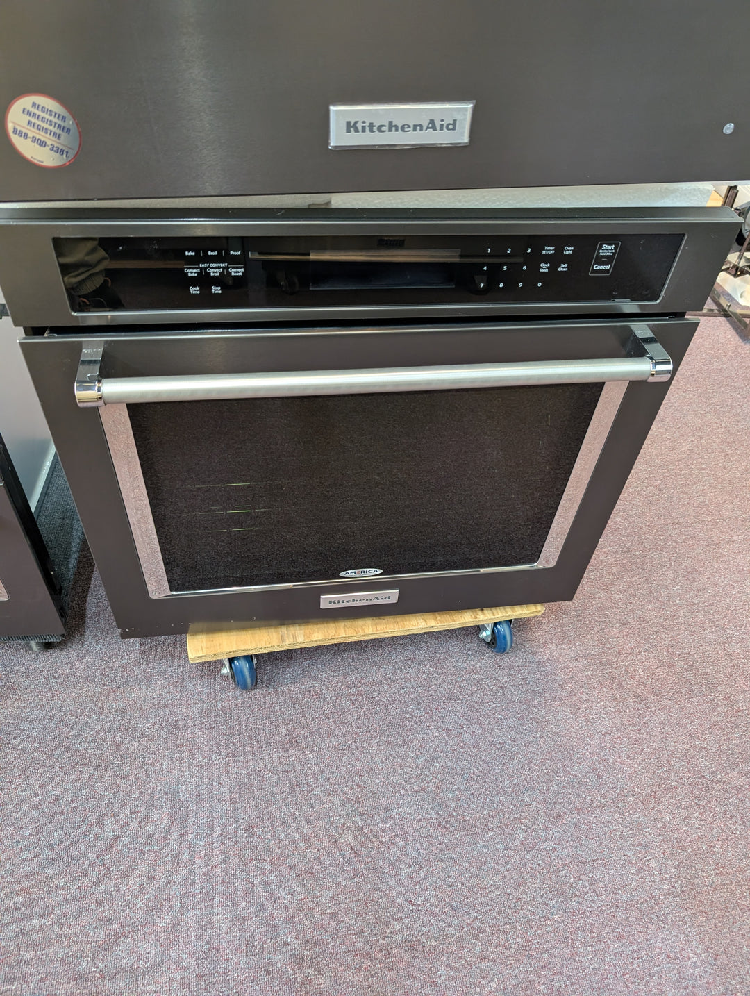 KitchenAid KOSE500EBS
30 Inch Single Convection Electric Wall Oven *BLEMISHED