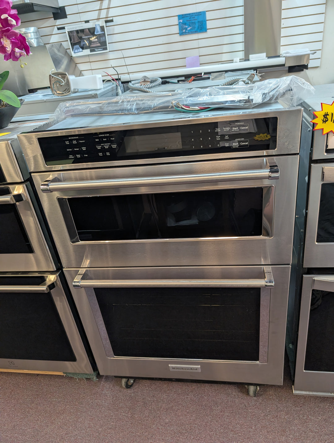 KitchenAid KOCE500ESS
30 Inch Double Combination Electric Wall Oven *New Display
